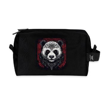 Cool Panda - Trousse de toilette en tissu recyclé - noir - Devant