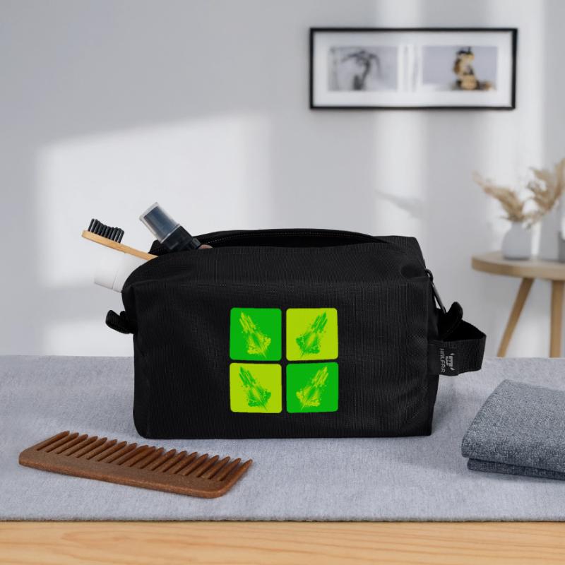 Conception de l’espace Trousse de toilette en tissu recyclé
