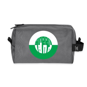 GROENLAND Groenland rond - Trousse de toilette en tissu recyclé - anthracite - Devant