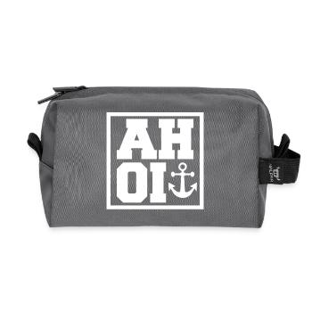 Ahoi Matrose - Recycelte Kulturtasche - Anthrazit - Vorne