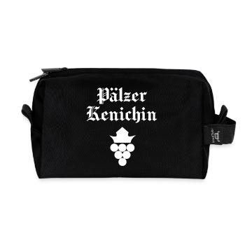 Pälzer Kenichin, Weinfest - Recycelte Kulturtasche - Schwarz - Vorne