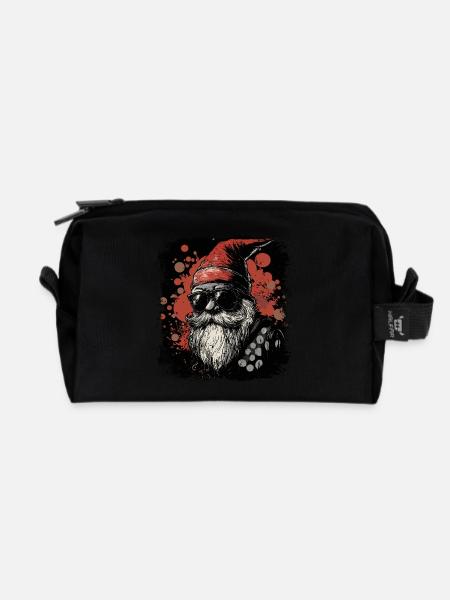 Transat nain de jardin - Trousse de toilette en tissu recyclé - noir