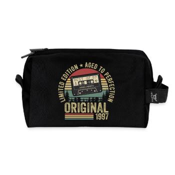 1997 Jahrgang Vintage 1997 Geburtstag 1997 Retro - Recycelte Kulturtasche - Schwarz - Vorne