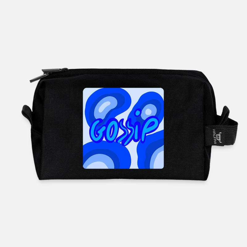 Getratsche - Recycelte Kulturtasche - Schwarz
