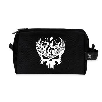 Wenn Musik bis aufs Knochenmark brennt Skull Song - Recycelte Kulturtasche - Schwarz - Vorne