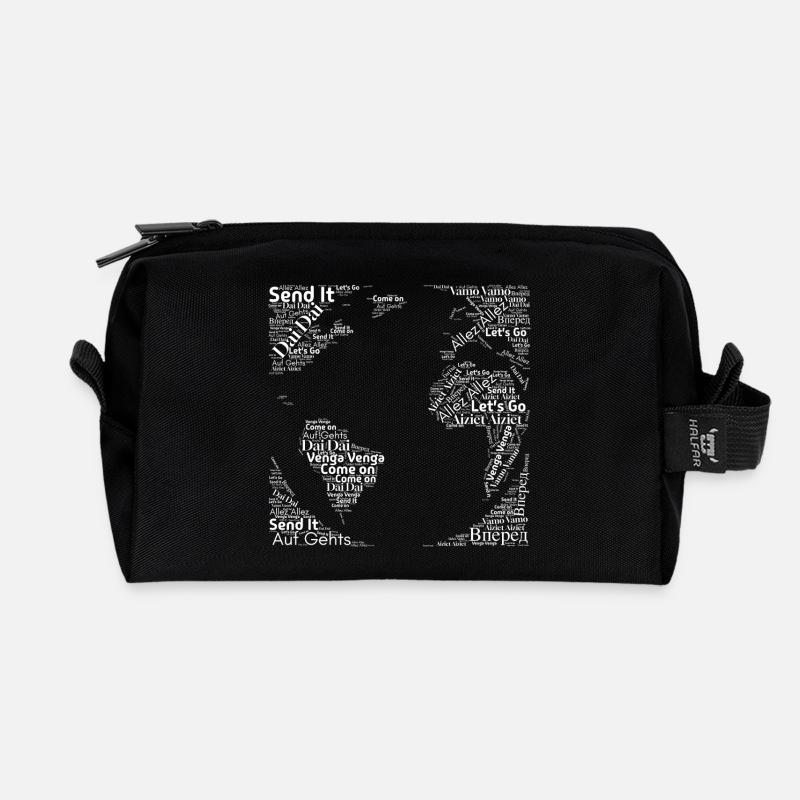 We Cheer For You - White - Recycelte Kulturtasche - Schwarz