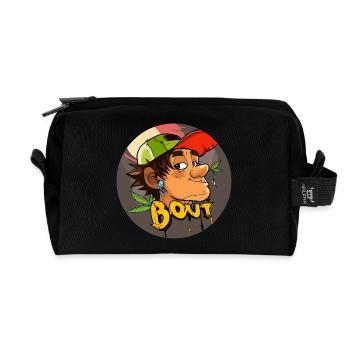BOut Graffito - Recycelte Kulturtasche - Schwarz - Vorne