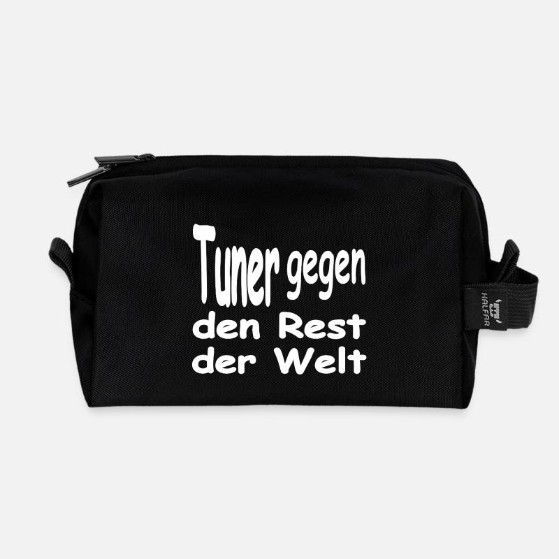 Tuner - Recycelte Kulturtasche - Schwarz