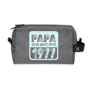1977 - Recycelte Kulturtasche - Anthrazit - Vorne