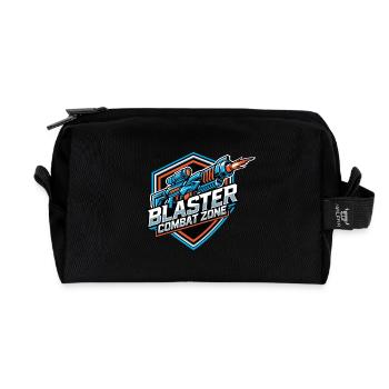 Blaster Combat Zone - Logo Color - Recycled Toiletry Zip Bag - black - Front