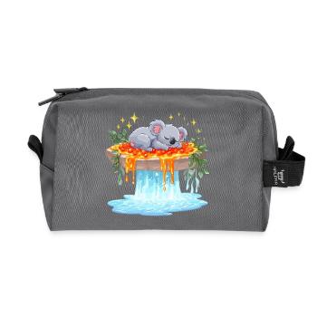 Koala Traum Lavafluss - Recycelte Kulturtasche - Anthrazit - Vorne