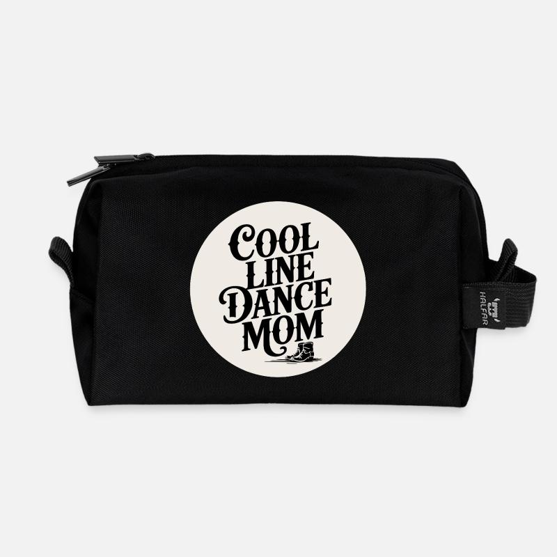Line Dance Mom Vintage Typo Boot - Recycled toilettaske - sort