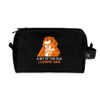 Ein bisschen vom alten Ludwig-Van - Recycelte Kulturtasche - Schwarz - Vorne
