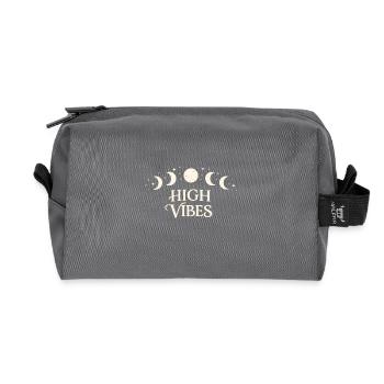 Schéma des phases lunaires à haute ambiance - Trousse de toilette en tissu recyclé - anthracite - Devant