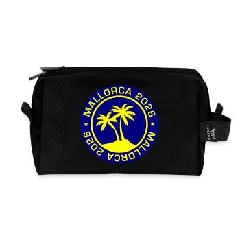 Mallorca 2026 - Recycled Toiletry Zip Bag - black - Front