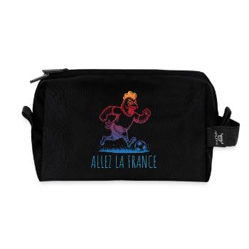 Allez la France Football Hahn - Trousse de toilette en tissu recyclé - noir - Devant