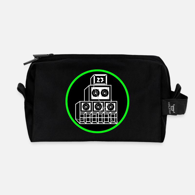 Free Tekno - Recycelte Kulturtasche - Schwarz