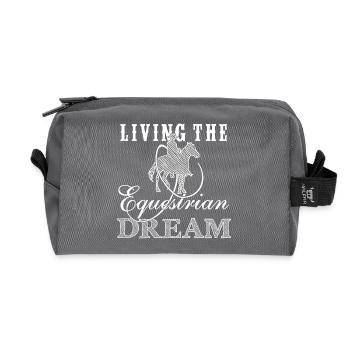 Living the equestrian dream - Western Edition - Recycelte Kulturtasche - Anthrazit - Vorne