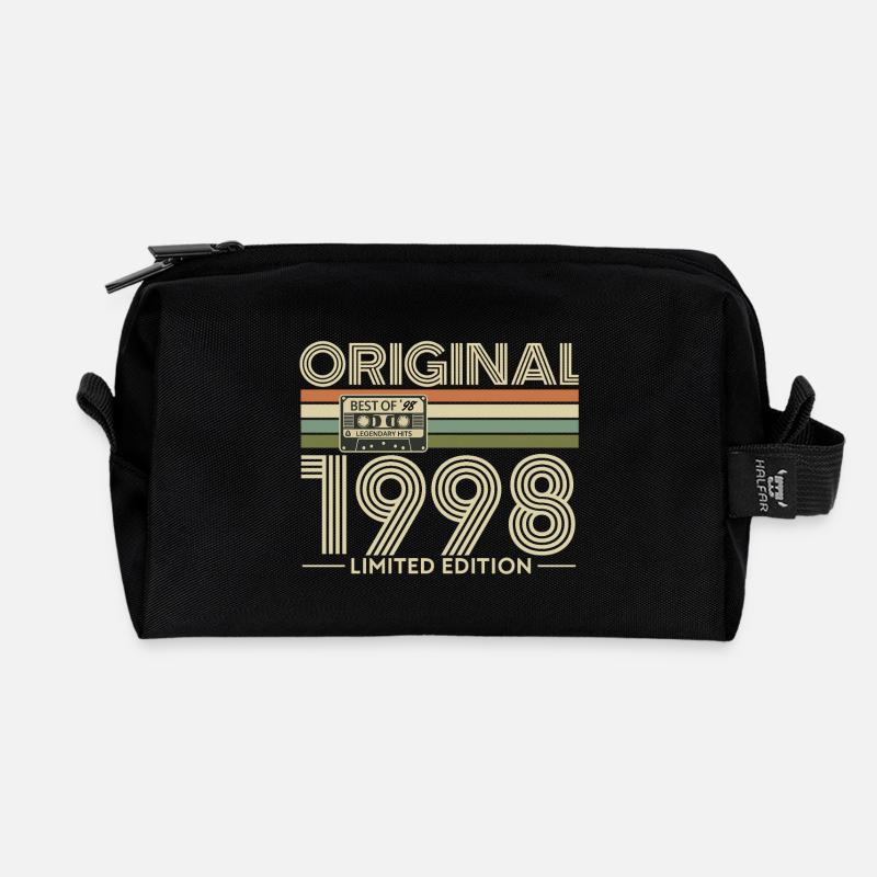 Originale limitierte Ausgabe von 1998 - Recycelte Kulturtasche - Schwarz