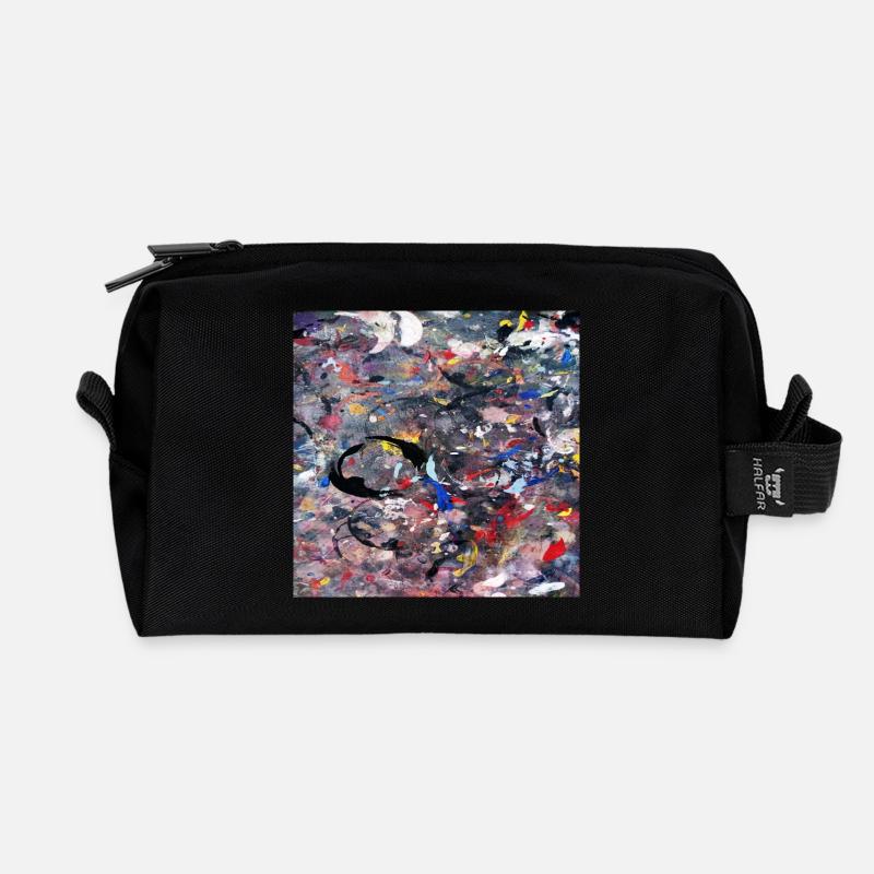 Gelegenheitskunst - Recycelte Kulturtasche - Schwarz