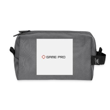 Game Pro Crosshair Logo - Recycelte Kulturtasche - Anthrazit - Vorne