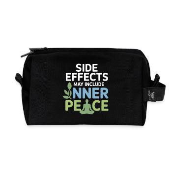Naturopath Side Effects Inner Peace Professional  - Recycled Toiletry Zip Bag - black - Front