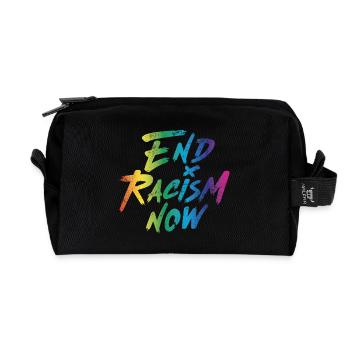 End Racism Now - Recycelte Kulturtasche - Schwarz - Vorne