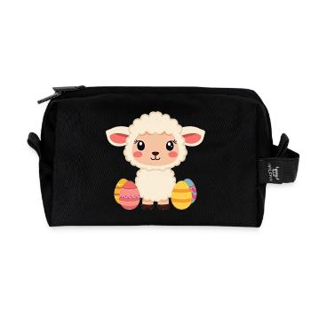 Schaf an Ostern  - Recycelte Kulturtasche - Schwarz - Vorne