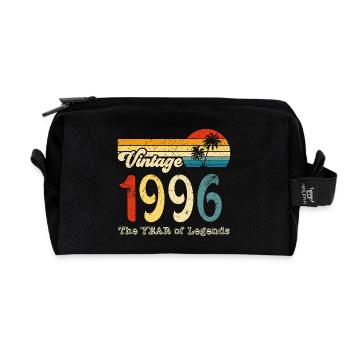 Millésime 1996 - Trousse de toilette en tissu recyclé - noir - Devant