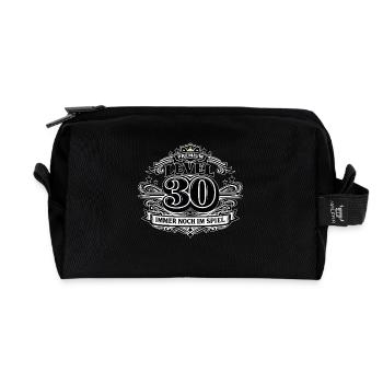 Level 30 – Immer noch im Spiel - Recycelte Kulturtasche - Schwarz - Vorne