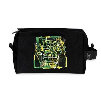 Roots Dub Reggae Soundsystem - Recycelte Kulturtasche - Schwarz - Vorne