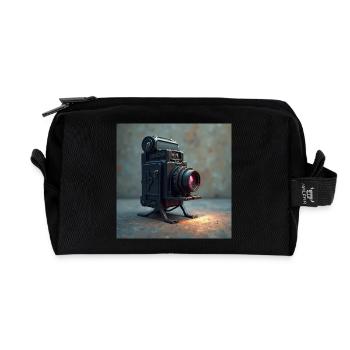 appareilphoto - Trousse de toilette en tissu recyclé - noir - Devant