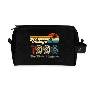 Millésime 1996 - Trousse de toilette en tissu recyclé - noir - Devant