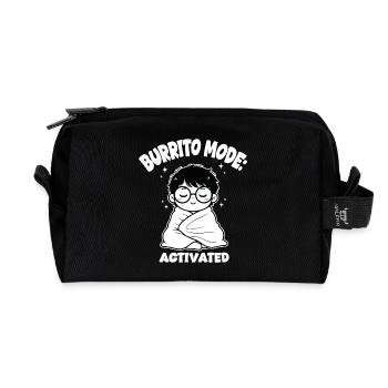 Burrito Cover Mode - Recycled Toiletry Zip Bag - black - Front