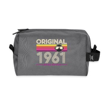 Original 1961 Édition Limitée Retro - Trousse de toilette en tissu recyclé - anthracite - Devant