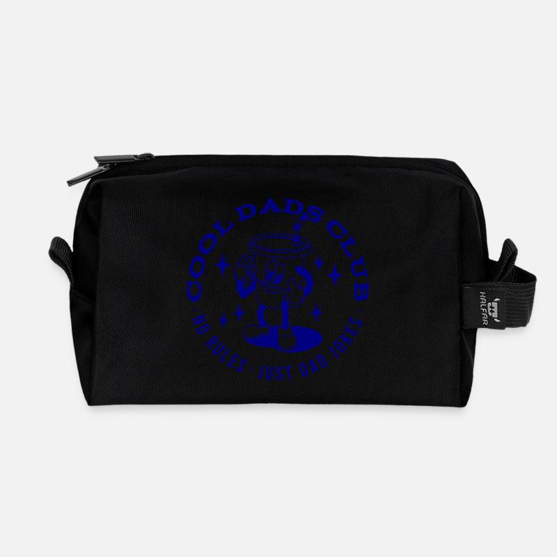 Cool Dads Club - Recycelte Kulturtasche - Schwarz