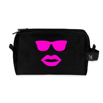 Lunettes de soleil - Trousse de toilette en tissu recyclé - noir - Devant