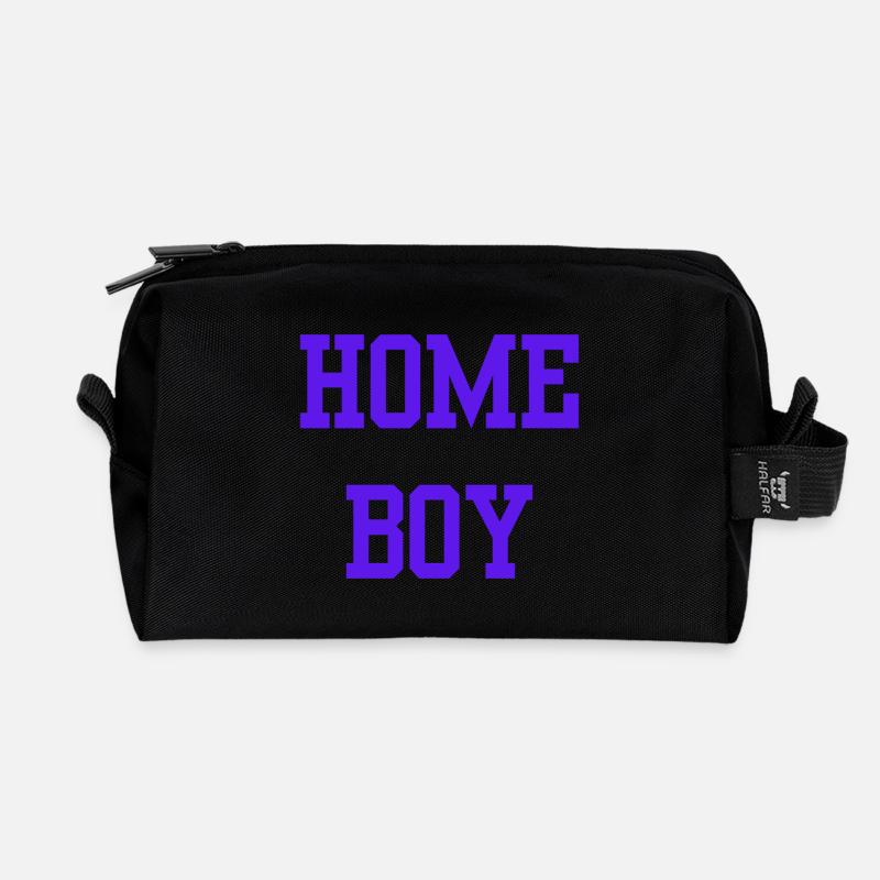 HB Home Boy Hamburg - Recycelte Kulturtasche - Schwarz