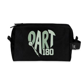 Dart Heart Dart - 180 - Art Fusion - Recycled Toiletry Zip Bag - black - Front