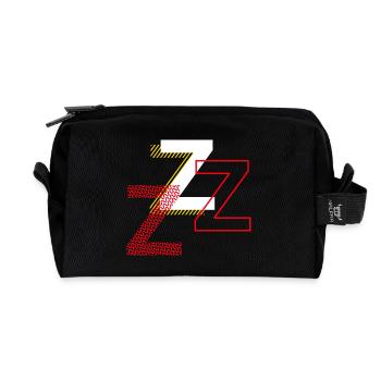 Alphabet Design Buchstabe Z - Recycelte Kulturtasche - Schwarz - Vorne