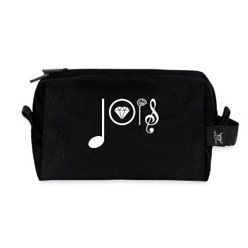 Jois brand merch - Recycled Toiletry Zip Bag - black - Front