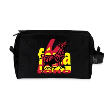 Feria 2 - Recycled Toiletry Zip Bag - black - Front