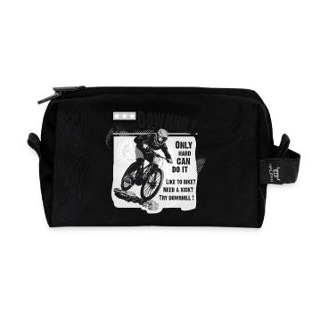 GHB Fahrrad downhill Mountain Bike 0309201 5 - Recycelte Kulturtasche - Schwarz - Vorne