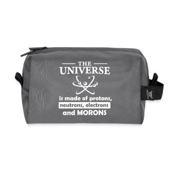 The Universe - Recycelte Kulturtasche - Anthrazit - Vorne