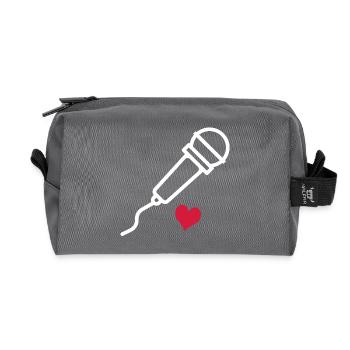 Singen - Recycelte Kulturtasche - Anthrazit - Vorne