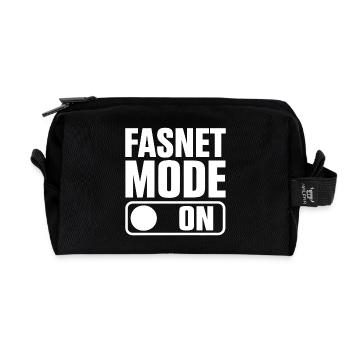 Fasnet Mode On - Recycelte Kulturtasche - Schwarz - Vorne