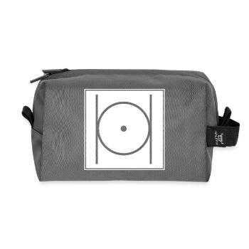 Masonic Illuminati - Recycled Toiletry Zip Bag - anthracite - Front