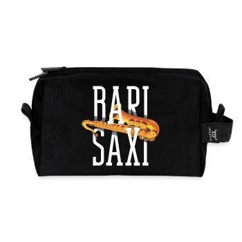 Saxofon - Recycelte Kulturtasche - Schwarz - Vorne