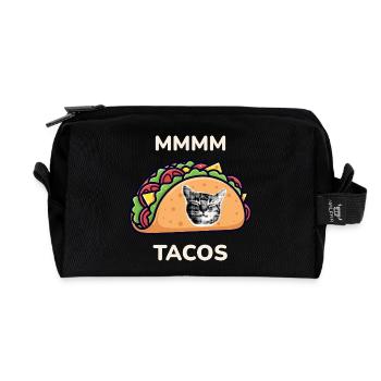 MMMM Tacos - Trousse de toilette en tissu recyclé - noir - Devant