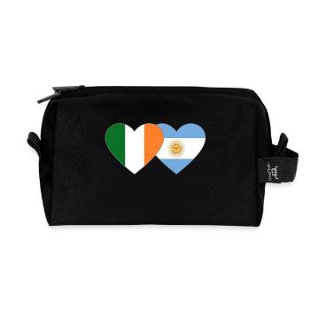 Irland Argentinien Flagge - Recycelte Kulturtasche - Schwarz - Vorne